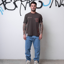 CAMISETA FULL PRINT BEARBELM MARROM