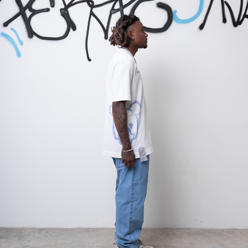 CAMISETA FULL PRINT BEARBELM OFF-WHITE