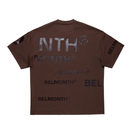 CAMISETA FULL PRINT BELMONTH MARROM