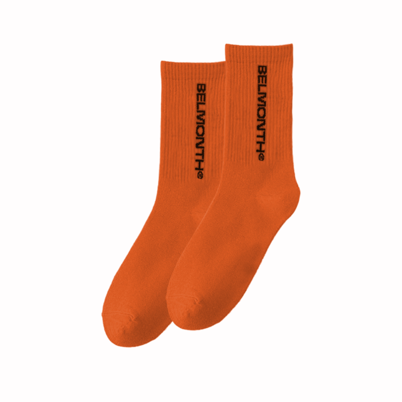 MEIA BELMONTH COLORS LARANJA