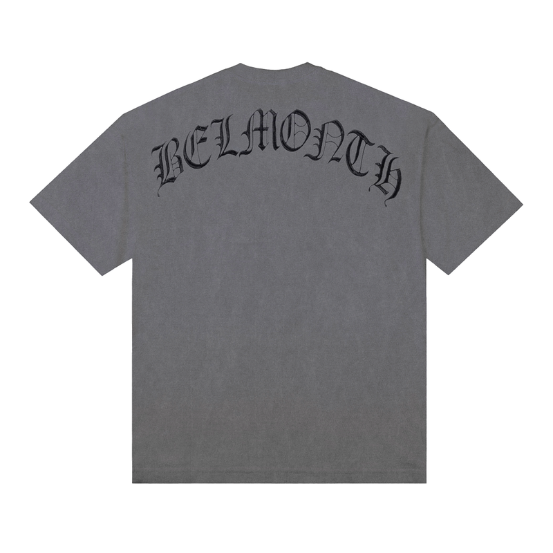 CAMISETA OVERSIZED HUXLEY CINZA-ESTONADO
