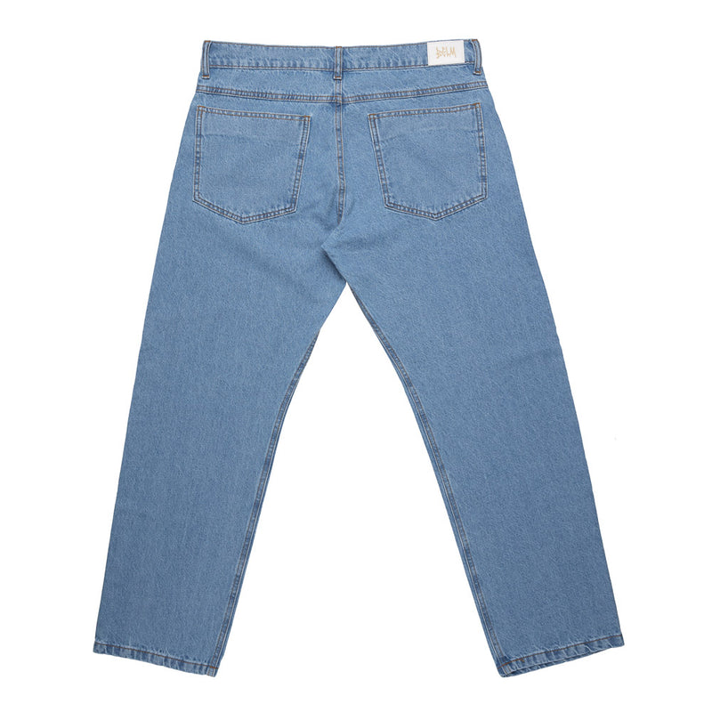 CALÇA JEANS BORDADA PERSPECTIVA