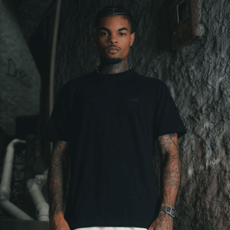 CAMISETA MOLETINHO JW44 PRETA