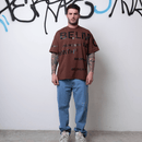 CAMISETA FULL PRINT BELMONTH MARROM