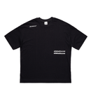 CAMISETA ESCRITA PERSPECTIVA SUBLINHADO PRETA