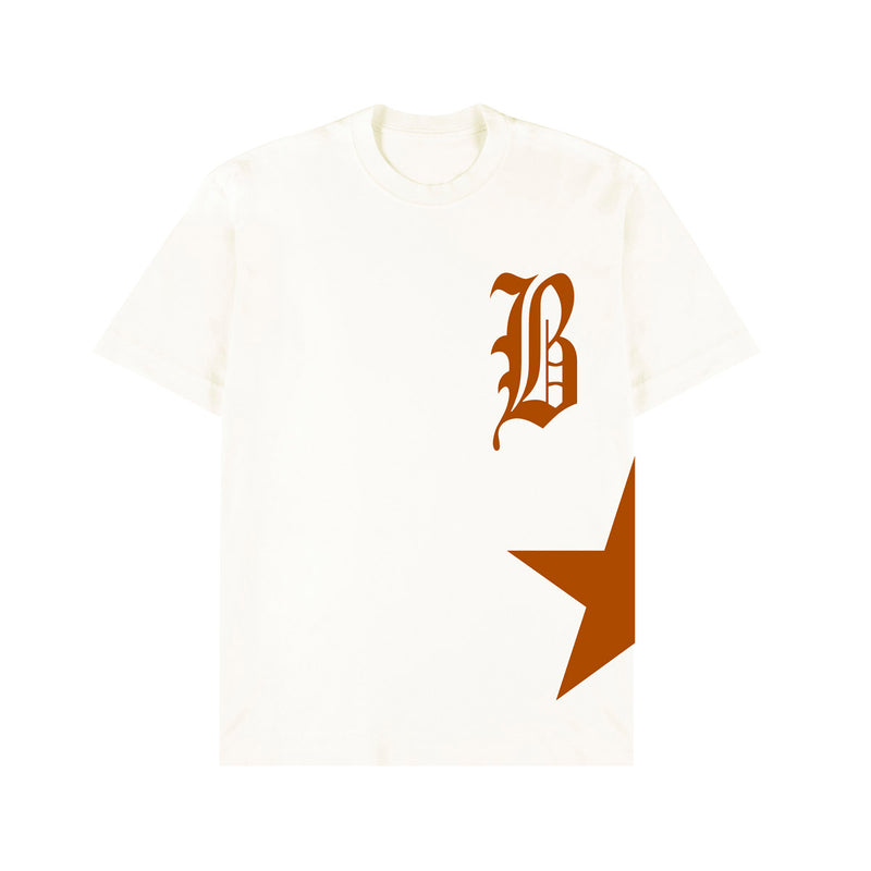 CAMISETA TUBULAR STAR B OFF-WHITE