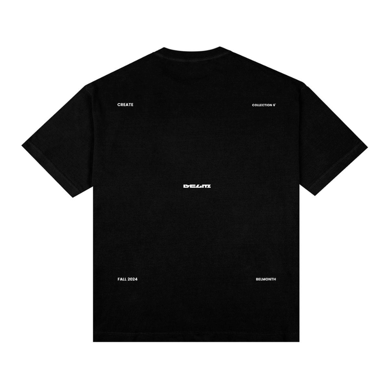 CAMISETA OVERSIZED BASIC BELM PRETA