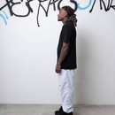 CAMISETA BORDADA NA GOLA BELM PRETA