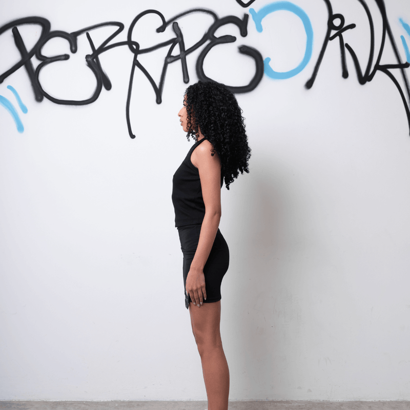 REGATA FEMININA PERSPECTIVA PRETA