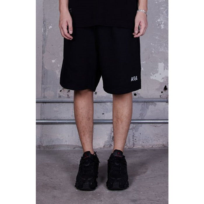 SHORT MOLETOM PRETO