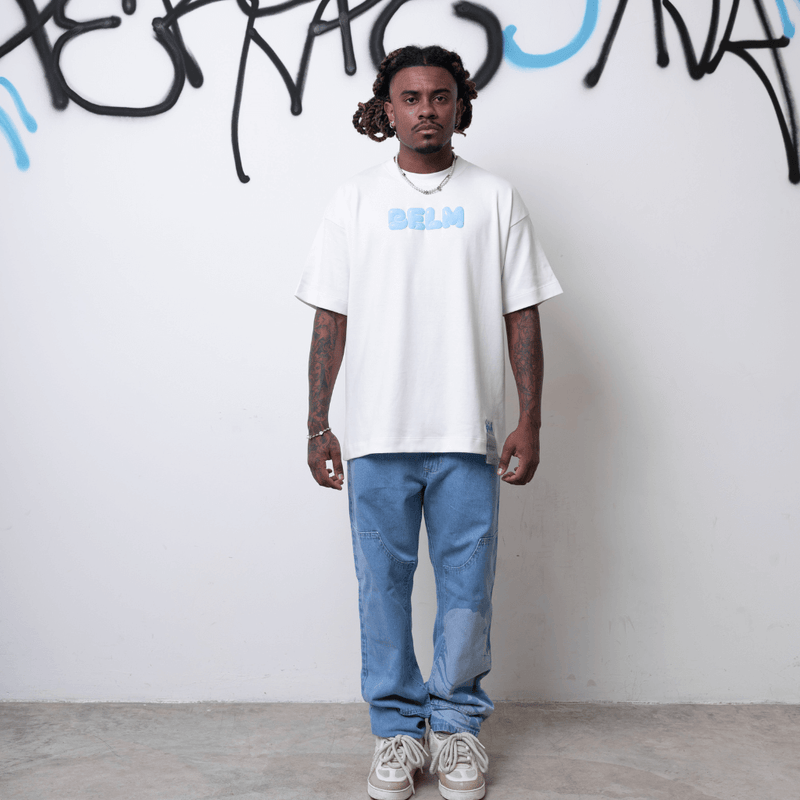 CAMISETA BELM PUFFER OFF-WHITE