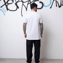 CAMISETA SLIM EMBORRACHADA BRANCA