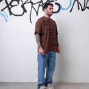 CAMISETA FULL PRINT BELMONTH MARROM