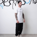 CAMISETA SLIM EMBORRACHADA BRANCA