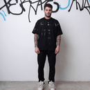 CAMISETA FULL PRINT BELMONTH PRETA