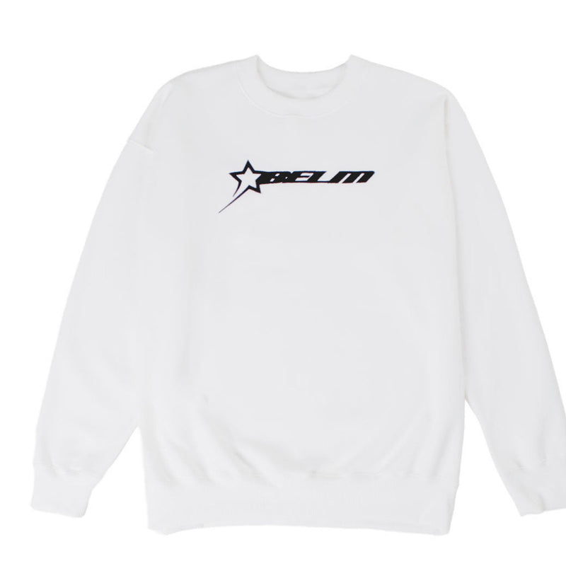 MOLETOM BRANCO MODELAGEM REGULAR