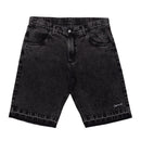 SHORT JEANS PRETO ESTONADO