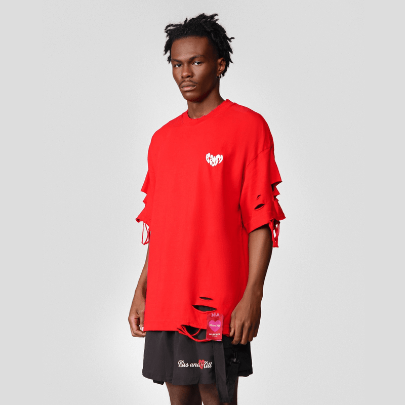 Camiseta Destroyed Modelo Oversized