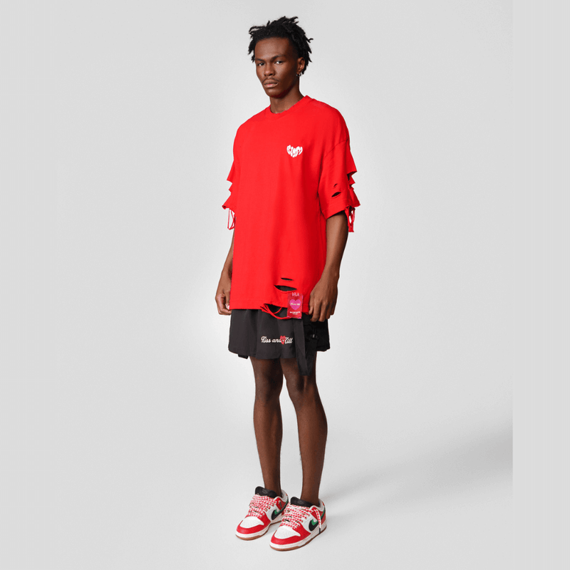 Camiseta Destroyed Modelo Oversized