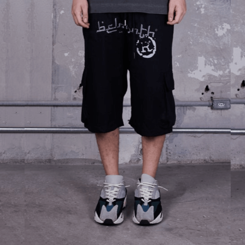 SHORT SARJA ARÁBICA PRETO