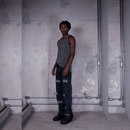 REGATA BÁSICA HUXLEY CINZA ESTONADA