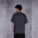 CAMISETA OVERSIZED HUXLEY CINZA-ESTONADO