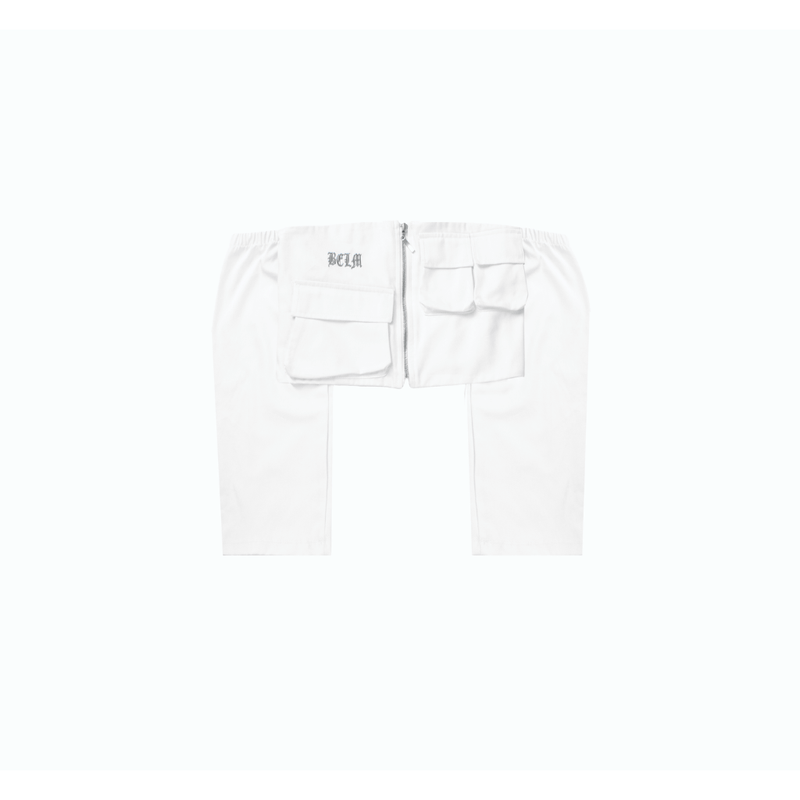 CROPPED SARJA DISTOPIA BRANCO