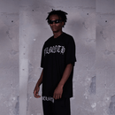 CAMISETA BORDADA DISTOPIA PRETA