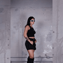 REGATA CROPPED FEMININA PRETA