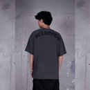 CAMISETA OVERSIZED ARÁBICA CINZA ESTONADO