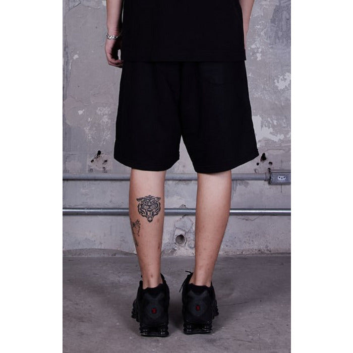 SHORT MOLETOM PRETO