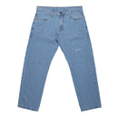 CALÇA JEANS BORDADO JEANS CLARO